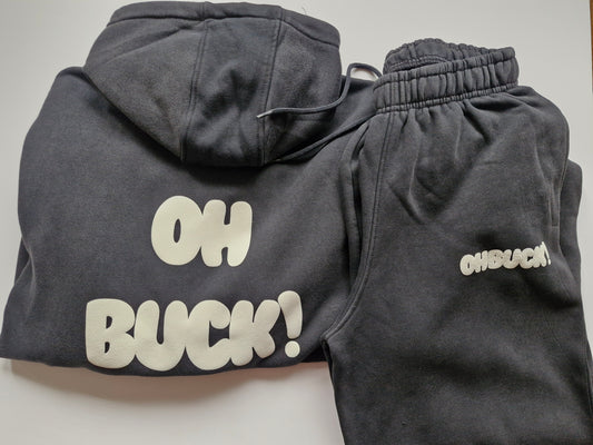 Oh Buck Tracksuit Cream Text